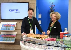 Anyone could visit the Chrysal stand who wanted to know more about their different products. Niels van Doorn and Quita Kooijman spoke to everyone, along with others. In addition, the visitors to the stand were well looked after with a delicious sandwich and a drink.